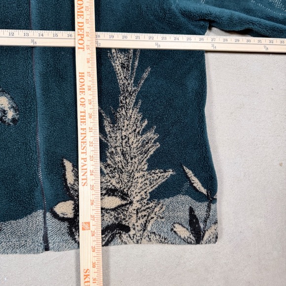 otter AOP Fleece Jacket Full Zip Seal Nature Scene Mens XLOcean East Sportswear - Picture 5 of 6